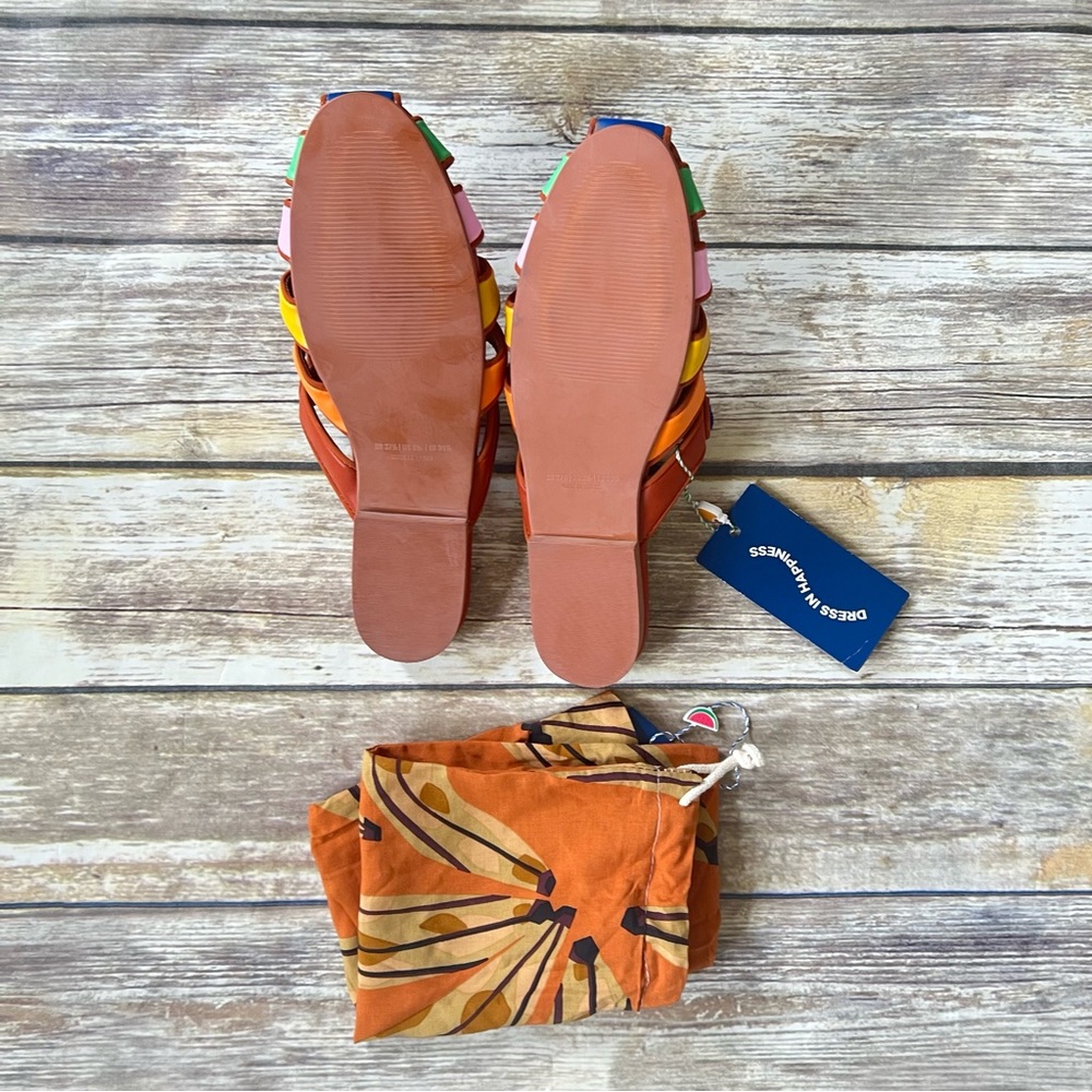 FARM Rio Rust Rainbow Beaded Mule - Picture 5 of 6